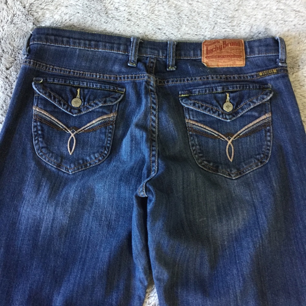Lucky Brand Parker Easy Rider Tall size 14 jeans - Picture 6 of 8